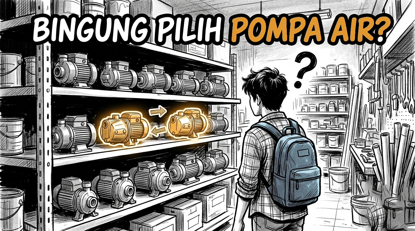 Bingung Pilih Pompa Air? Kuncinya Bukan di Bentuk, tapi Di Sini