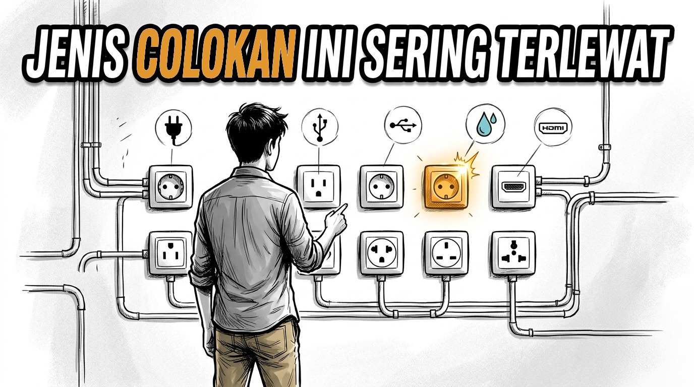 8 Jenis Colokan Khusus yang Sering Terlewat Saat Desain Rumah