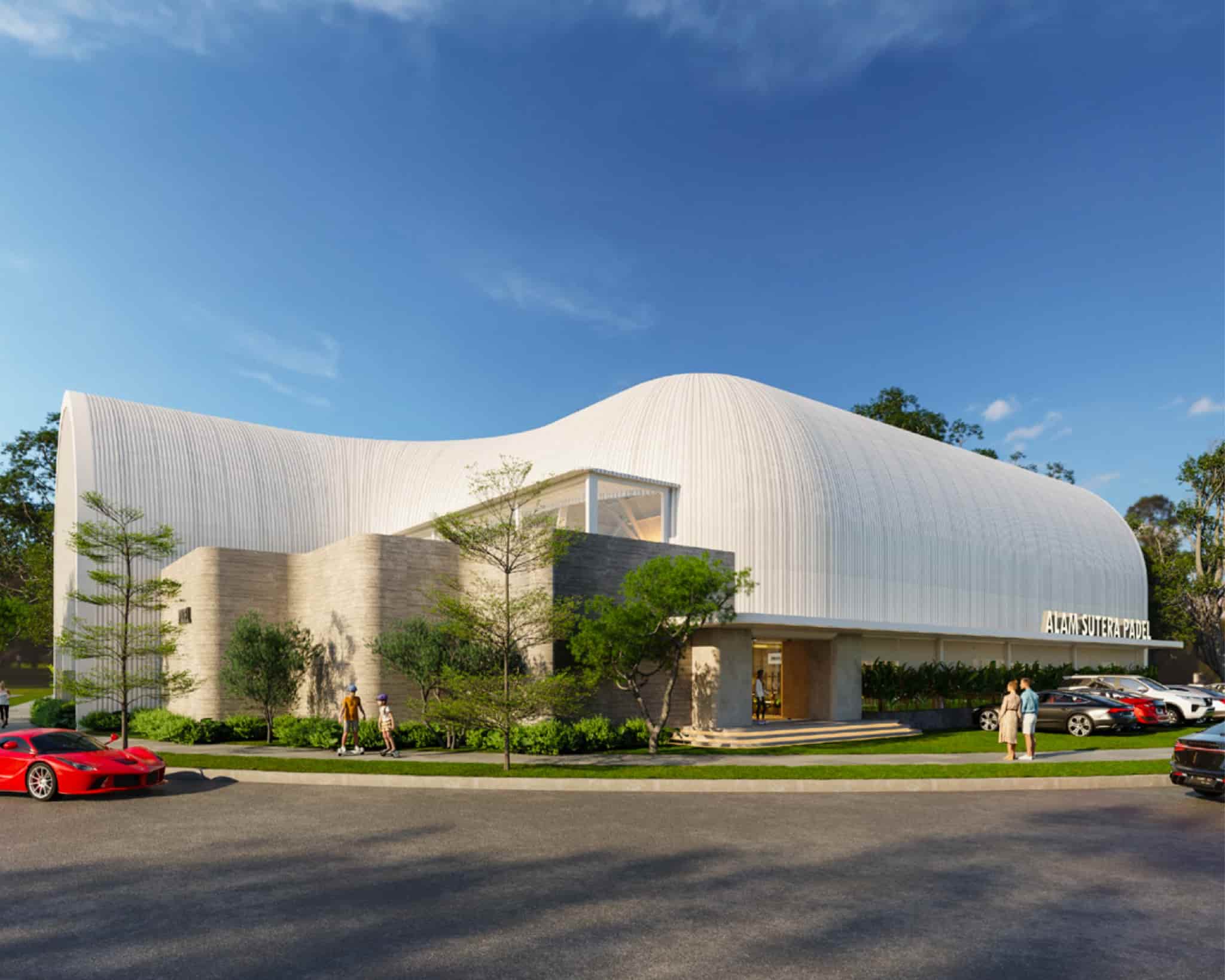 A Dual-vault Geometry | Alam Sutera, IDN