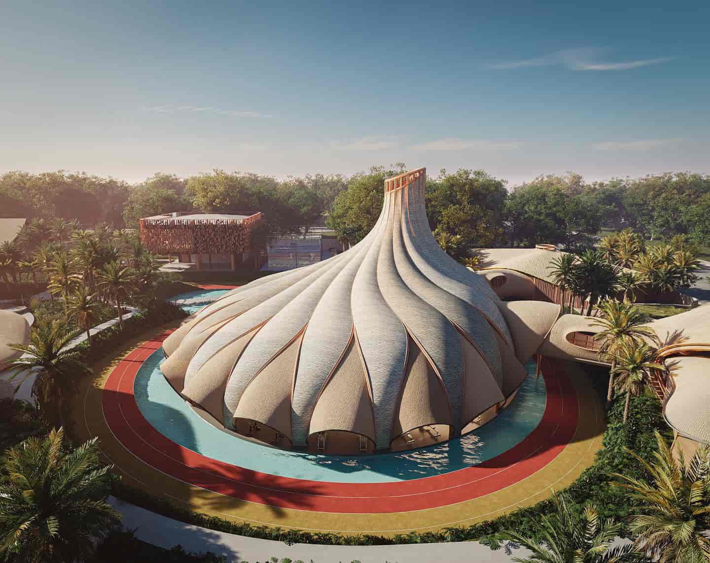 main training pavilion of @zamaya