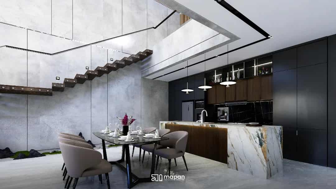 Kabinet Set & Island Table for CL House, Tegal