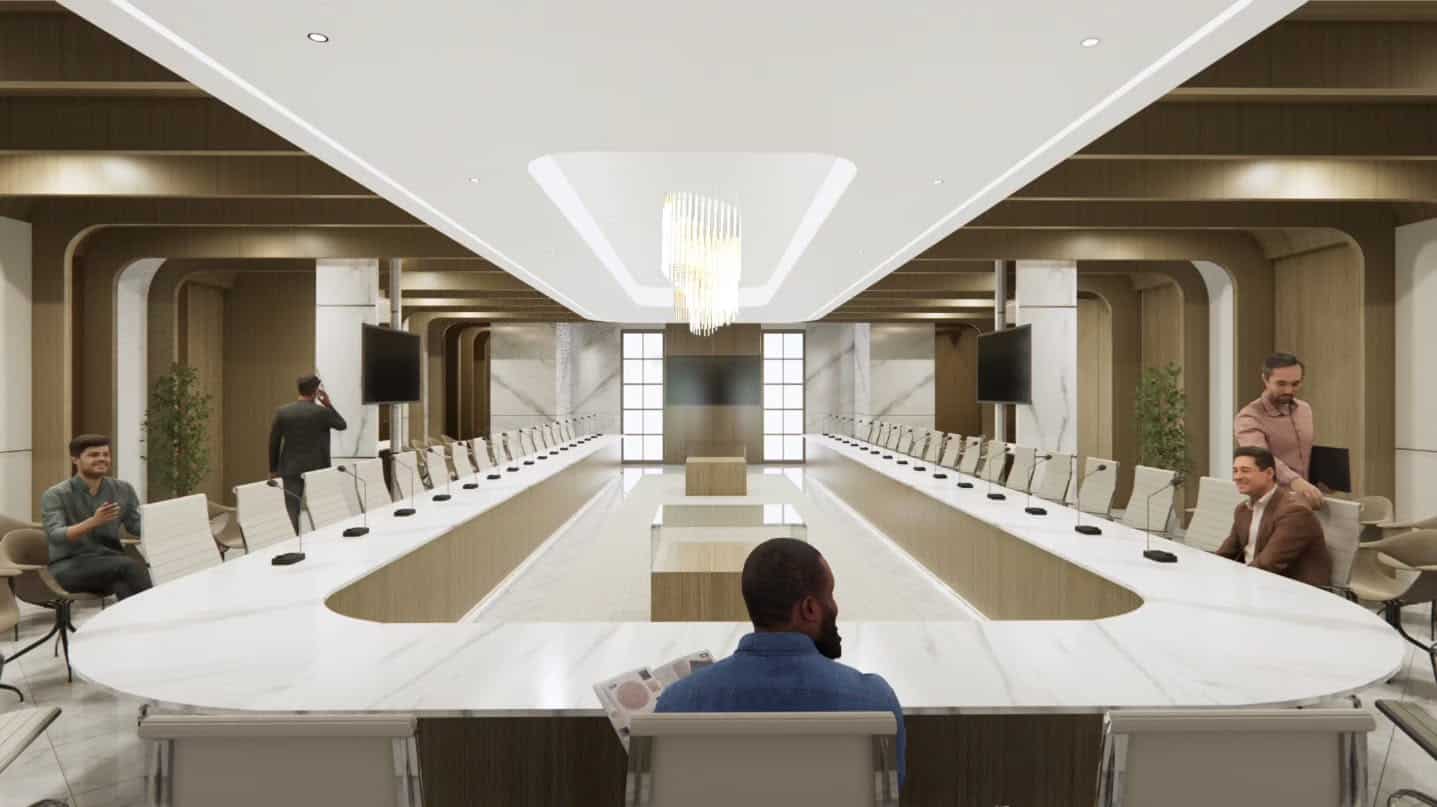 Interior Governor Town Hall Jakarta